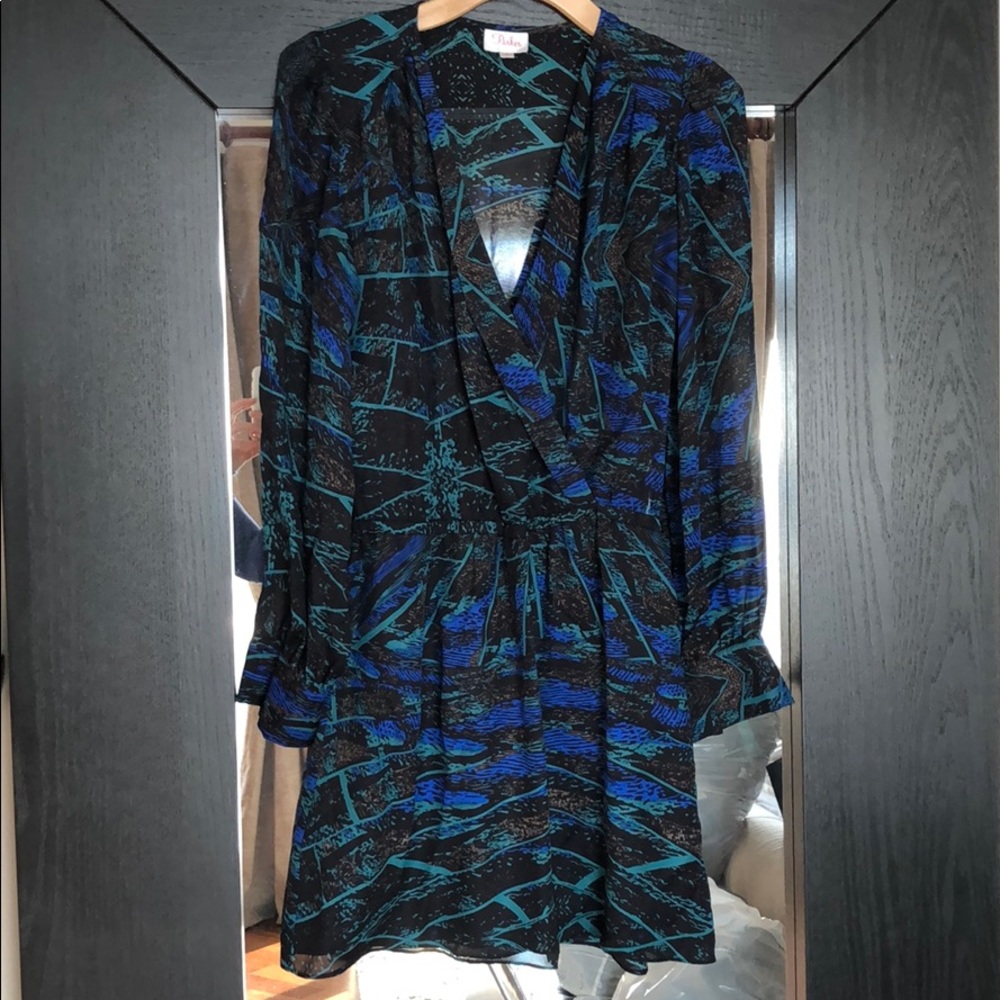 Parker Floral Silk Mini Dress